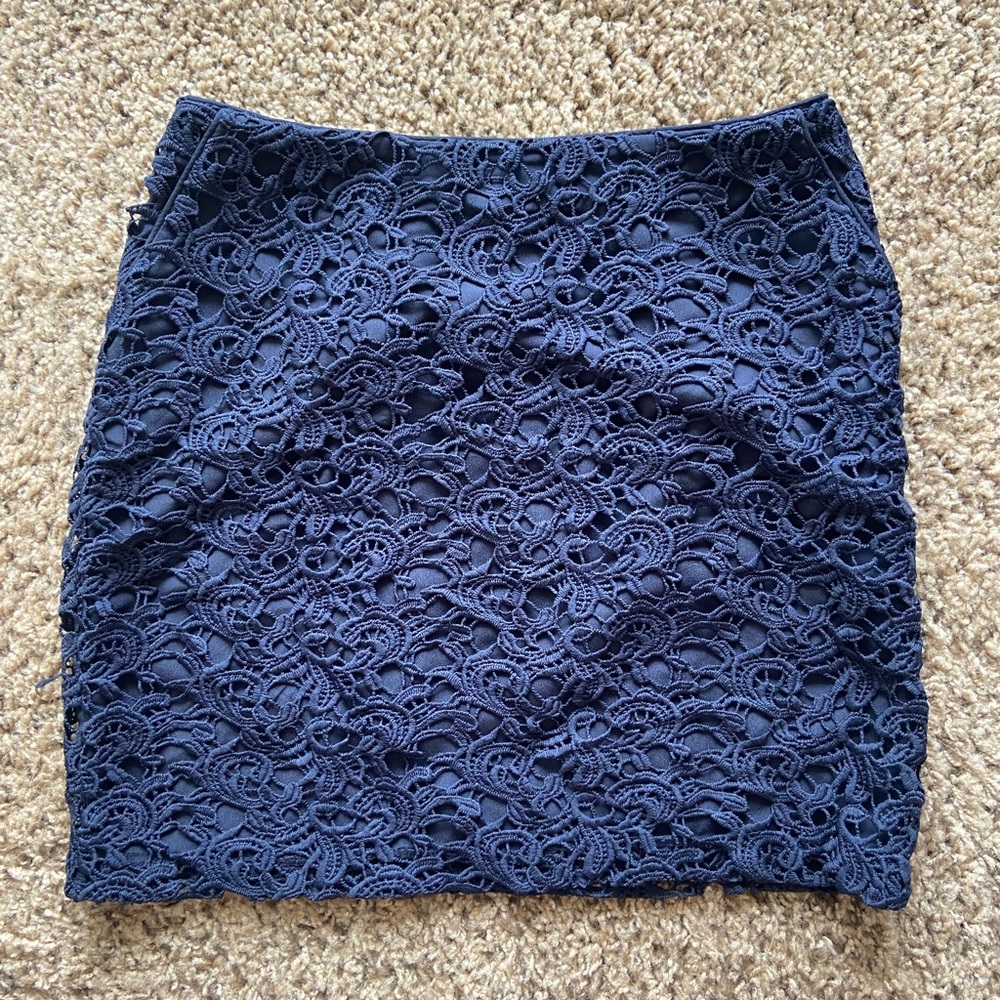 Banana Republic - Navy Blue Formal Mini Skirt Size 0